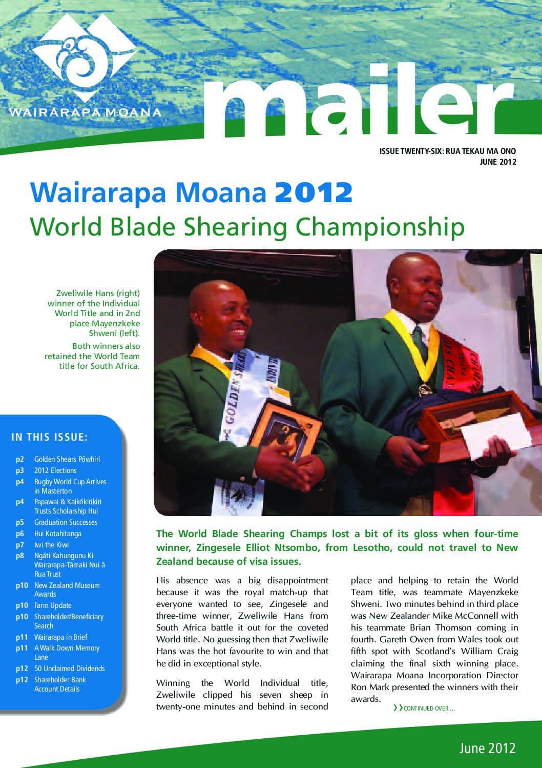 Issue 26 June 2012
